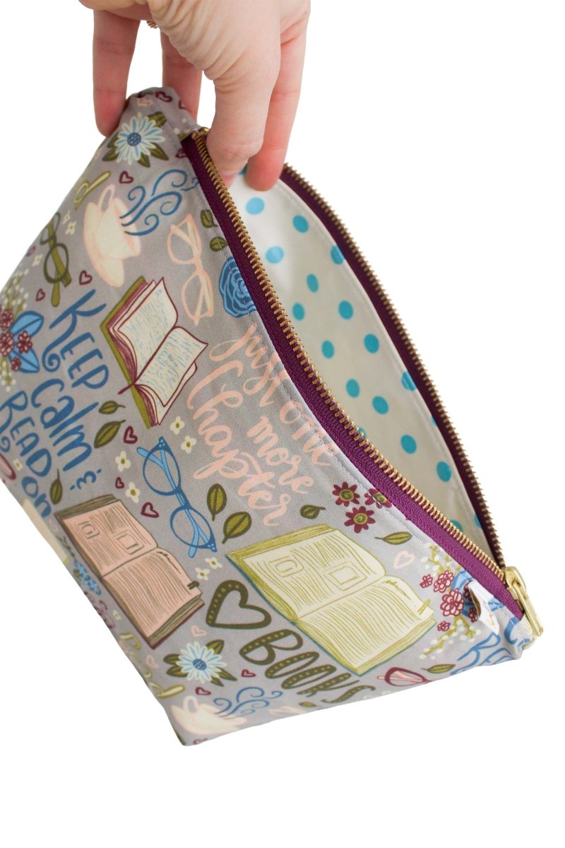 Book Lover Mini Maxx & Maxx Toiletry & Makeup Bags - Modern Makerie