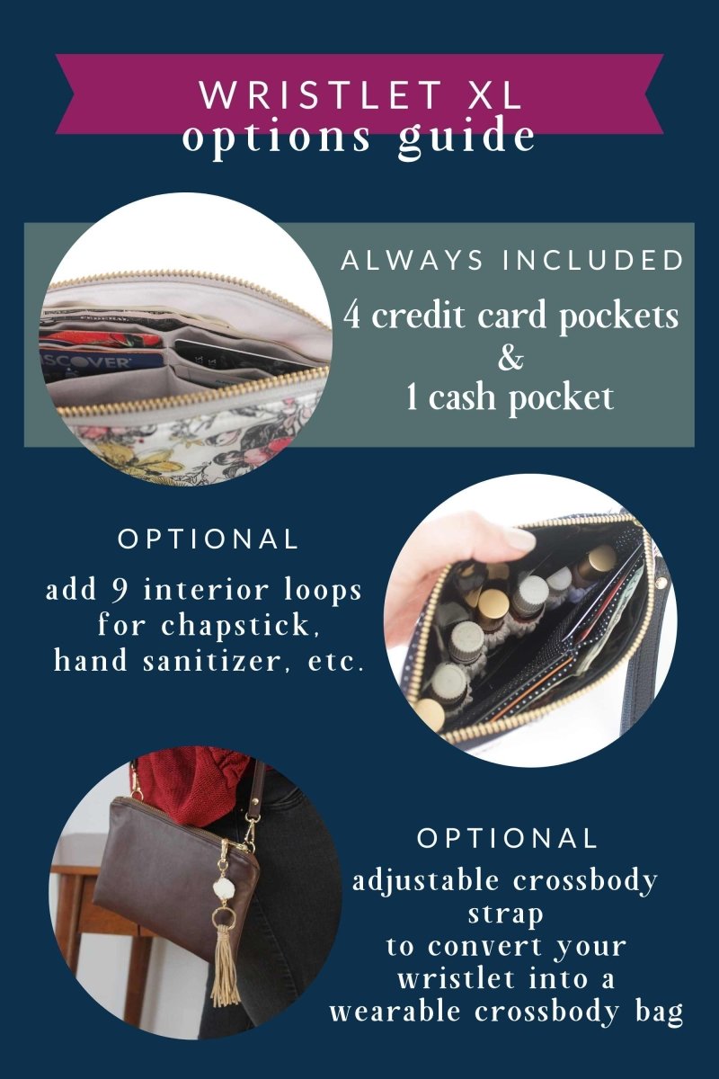 CUSTOM Convertible Crossbody Wristlet+ XL - Modern Makerie