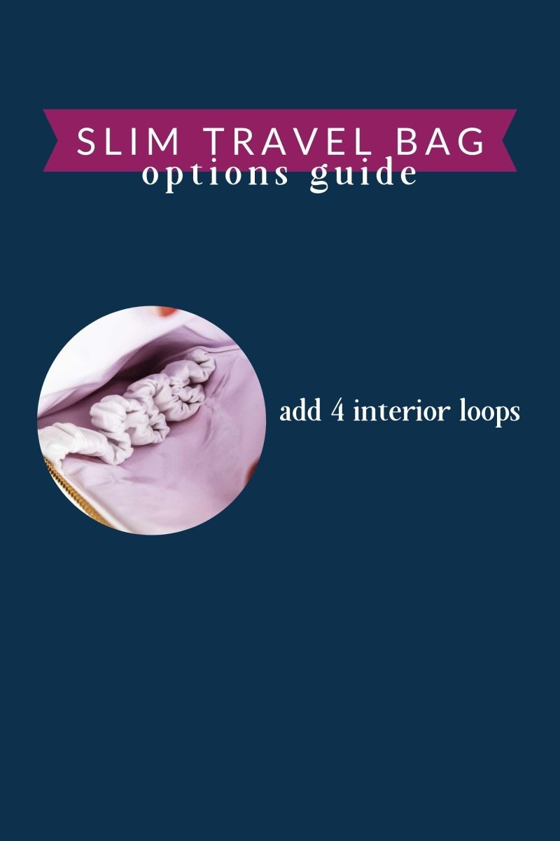 CUSTOM Slim Travel Bag - Modern Makerie