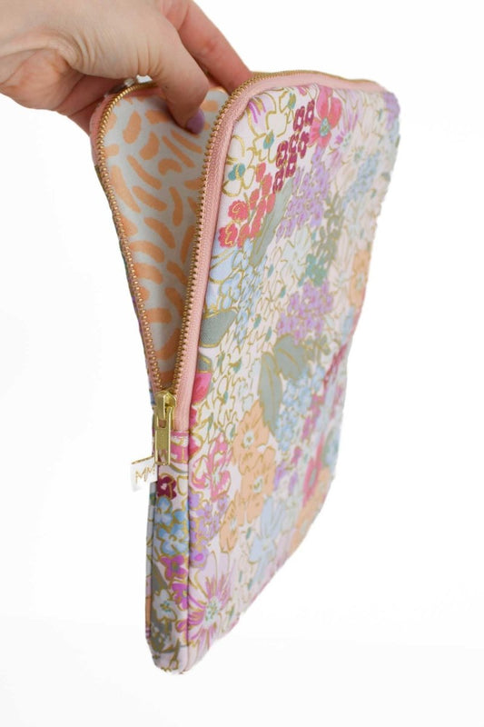 English Rose Canvas 11" Device Tablet Sleeve - Modern Makerie
