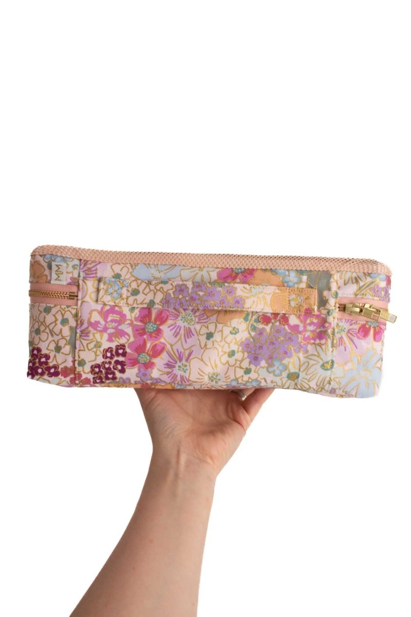 English Rose Canvas 3 Piece Luggage Cube Set - Modern Makerie