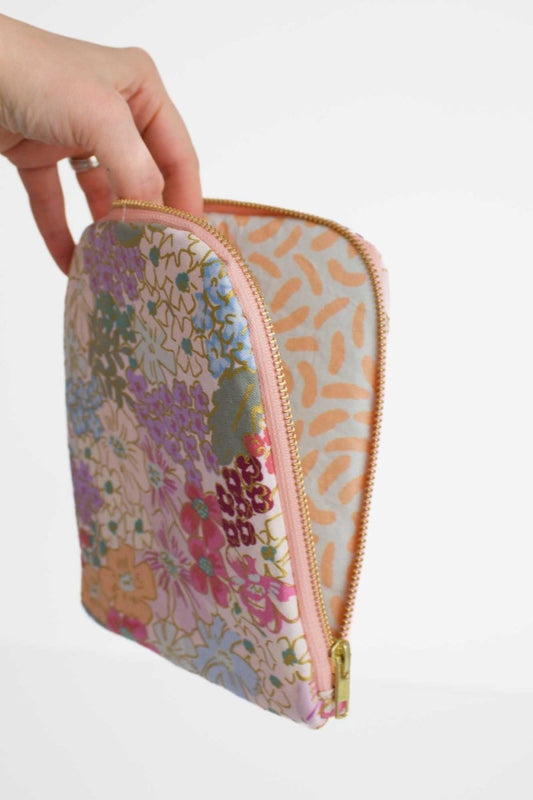 English Rose Canvas 6.8" Device Tablet Sleeve - Modern Makerie