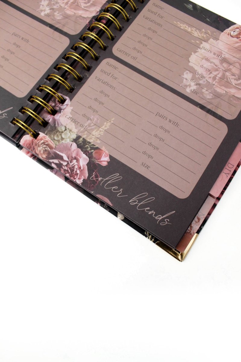 Essential Oil Recipe Journal Bookmark and Labeling Sticker Bundle - Modern Makerie