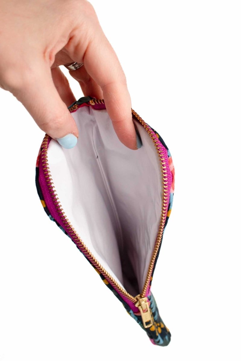 Menagerie Canvas Slim Makeup Brush Bag - Modern Makerie