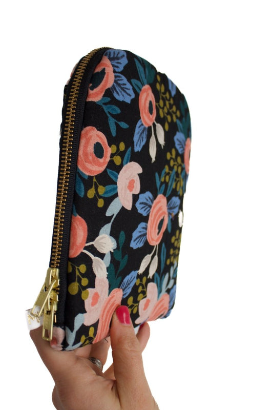 Midnight Garden Canvas 6.8" Device Tablet Sleeve - Modern Makerie