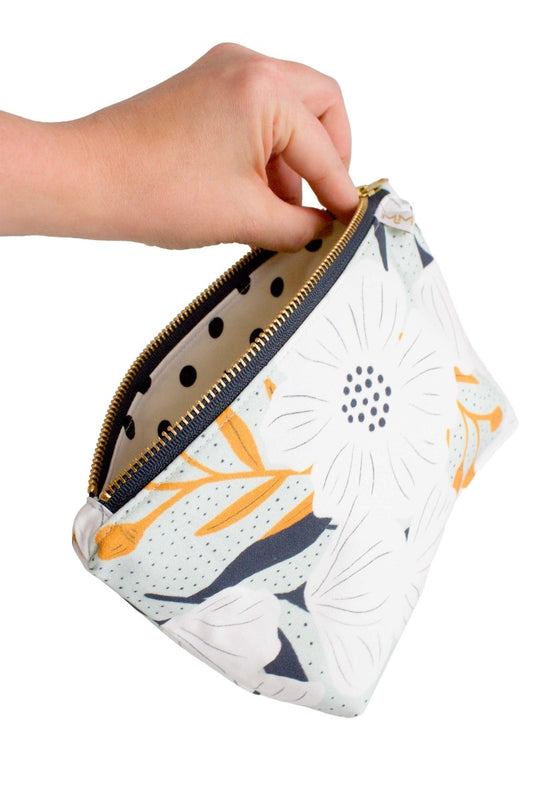 Modern Floret Mini Maxx Makeup & Toiletry Bag - Modern Makerie