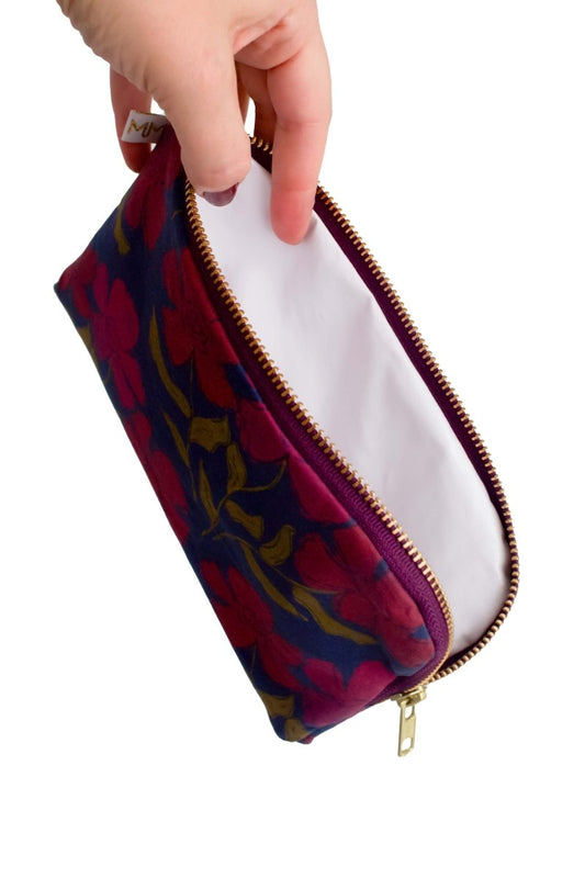 Olive Berry Flora Everyday Plus Travel Pouch - Modern Makerie