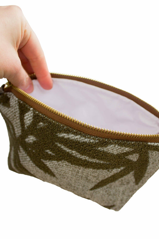 Olive Grove Upcycled Mini Maxx Toiletry Bag - Modern Makerie