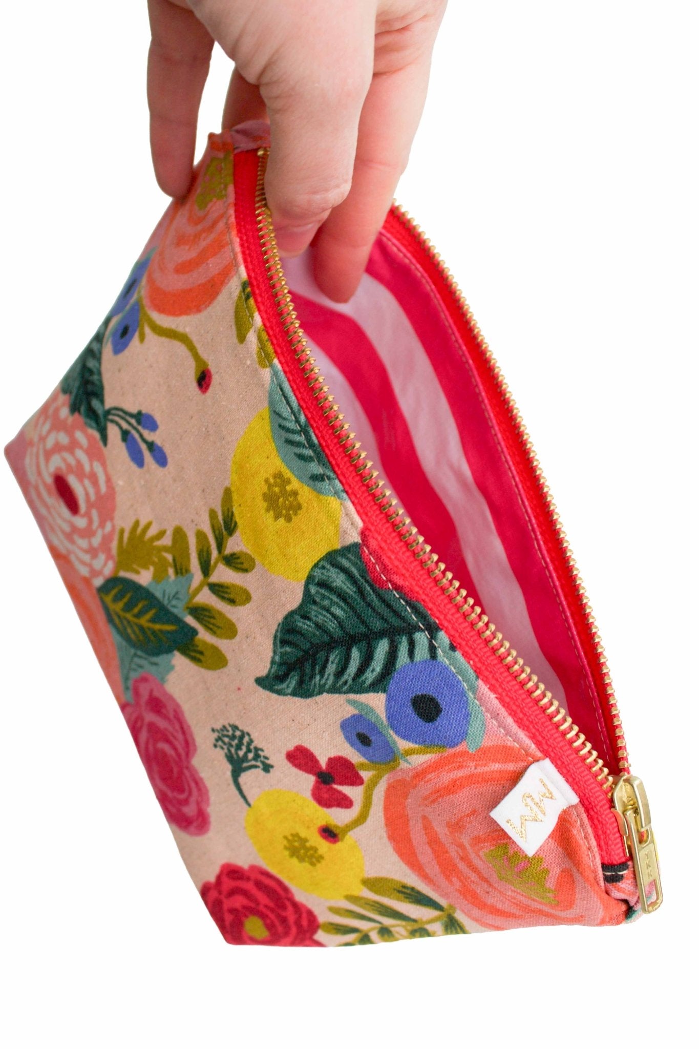 Primrose Garden Canvas Mini Maxx Makeup & Toiletry Bag - Modern Makerie