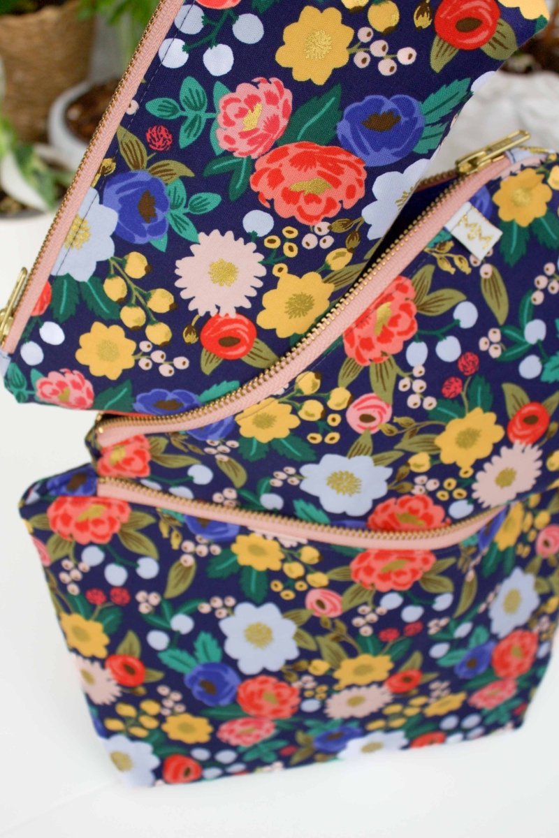 Vintage Garden Maxx Cosmetic Bag - Modern Makerie