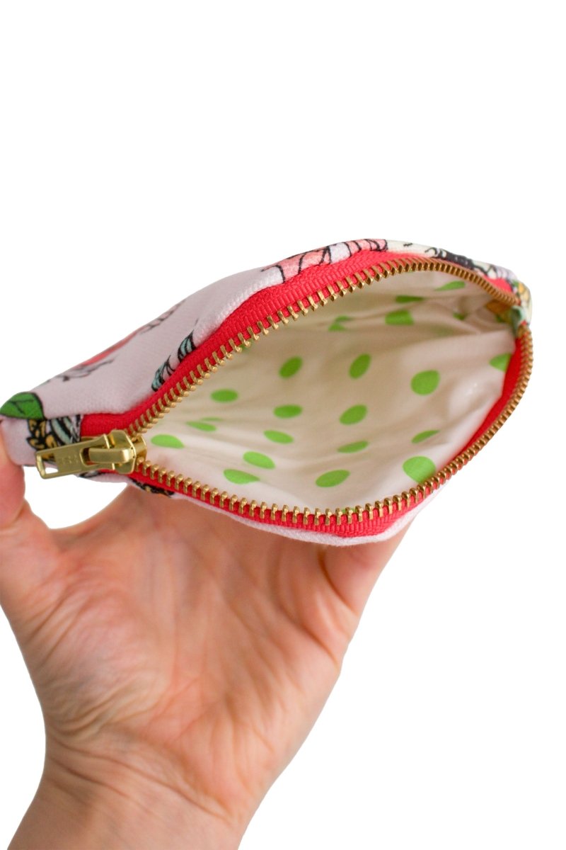 Wild Poppy Purse Pouch - Modern Makerie