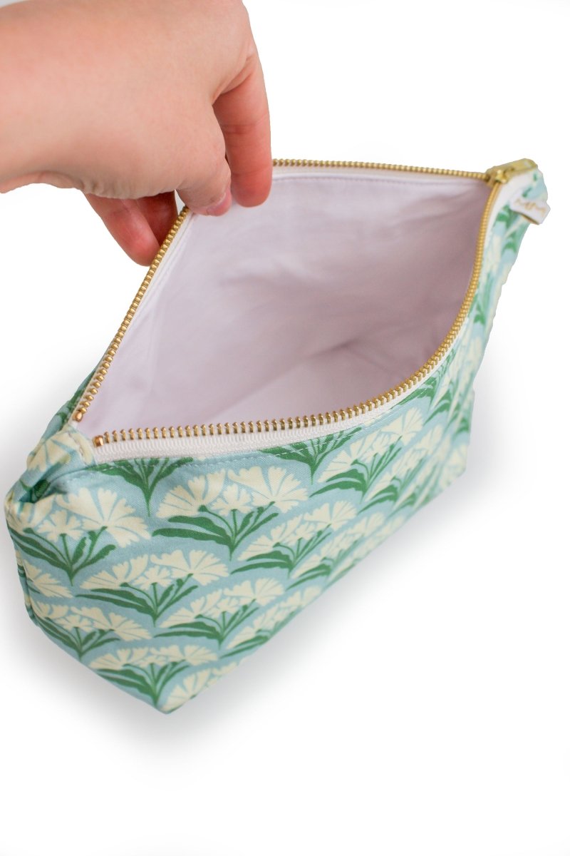 Art Deco Bloom Scallop + Cabana Stripe Duo - Modern Makerie