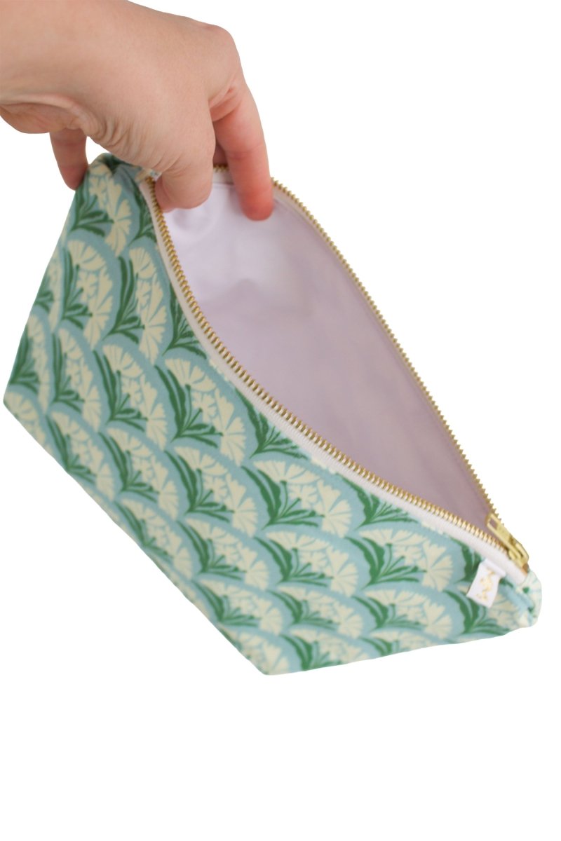 Art Deco Bloom Scallop + Cabana Stripe Duo - Modern Makerie