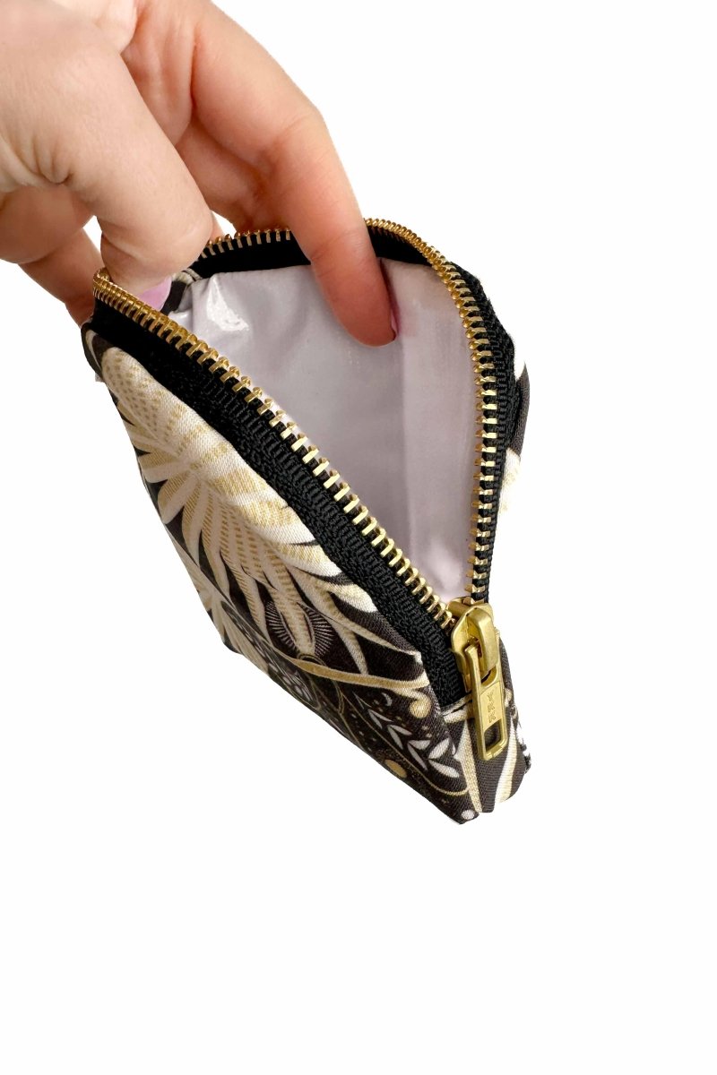 Art Deco Moth Mini Travel Pouch - Modern Makerie