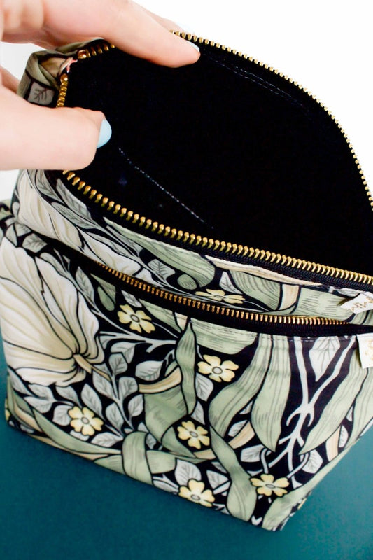 Art Nouveau Pimpernel 2 Piece Cosmetic Bag Set - Modern Makerie