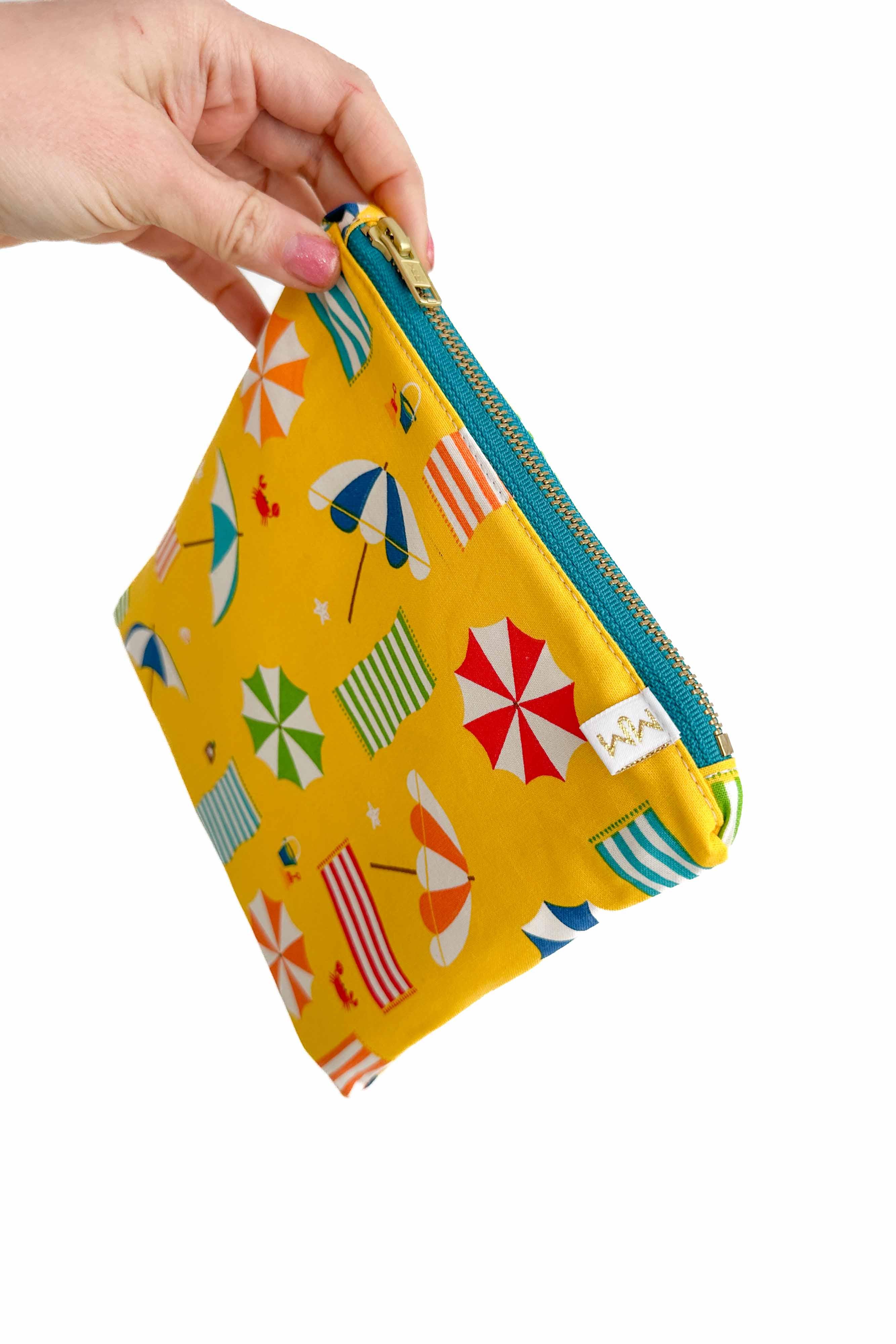 At The Beach Small Wet Bag READY TO SHIP - Modern Makerie