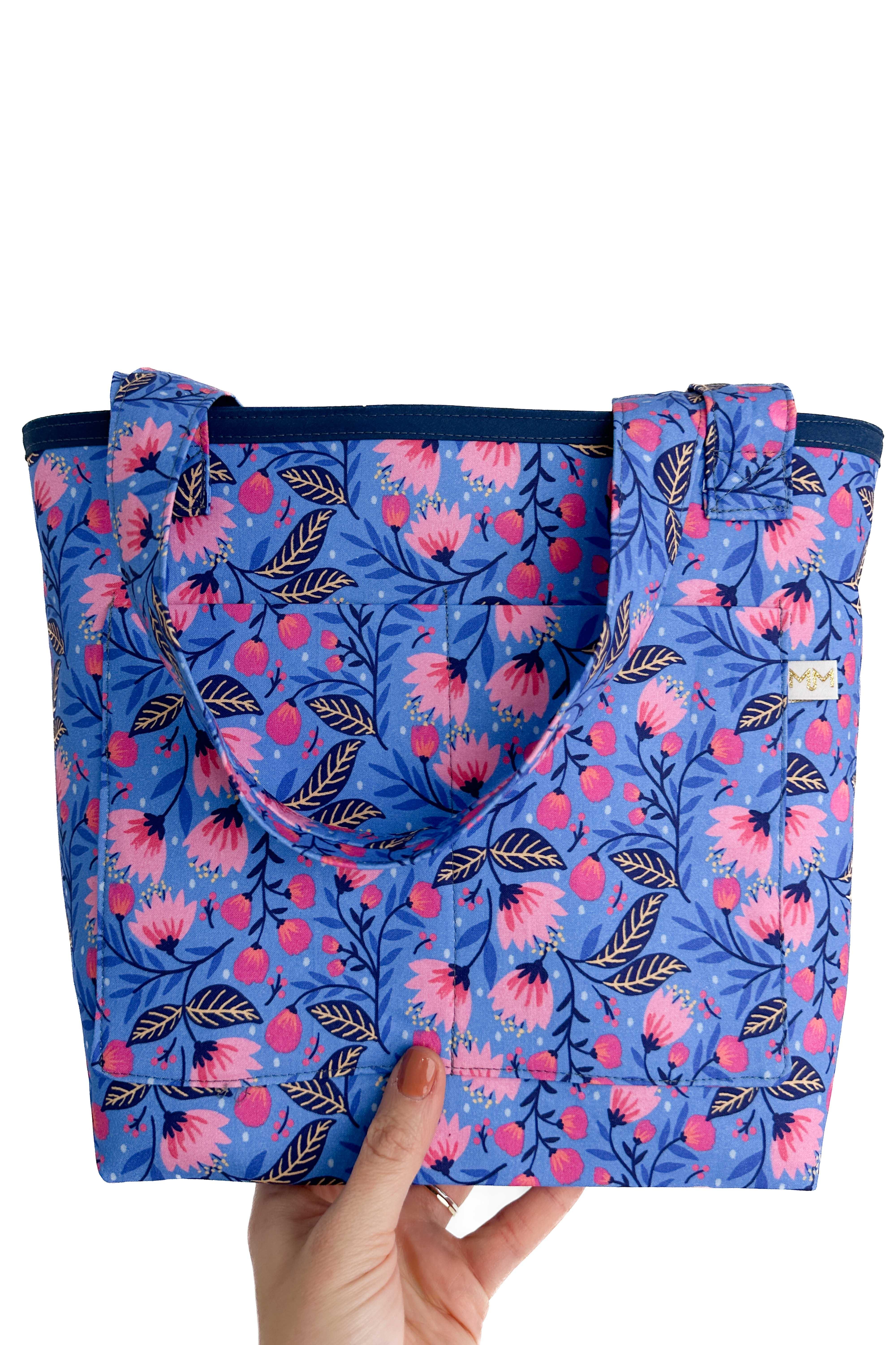 Bay Blossoms Mini Leak-proof Tote Bag READY TO SHIP - Modern Makerie