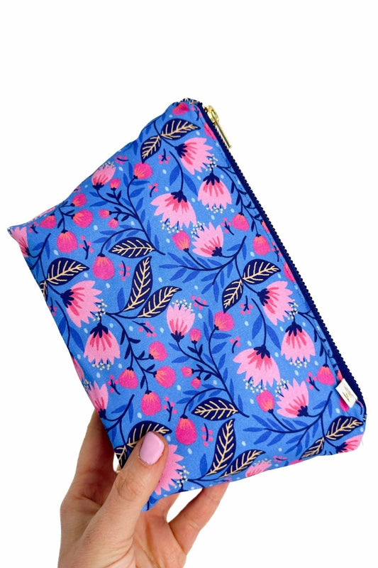 Bay Blossoms Mini Maxx Cosmetic Bag - Modern Makerie