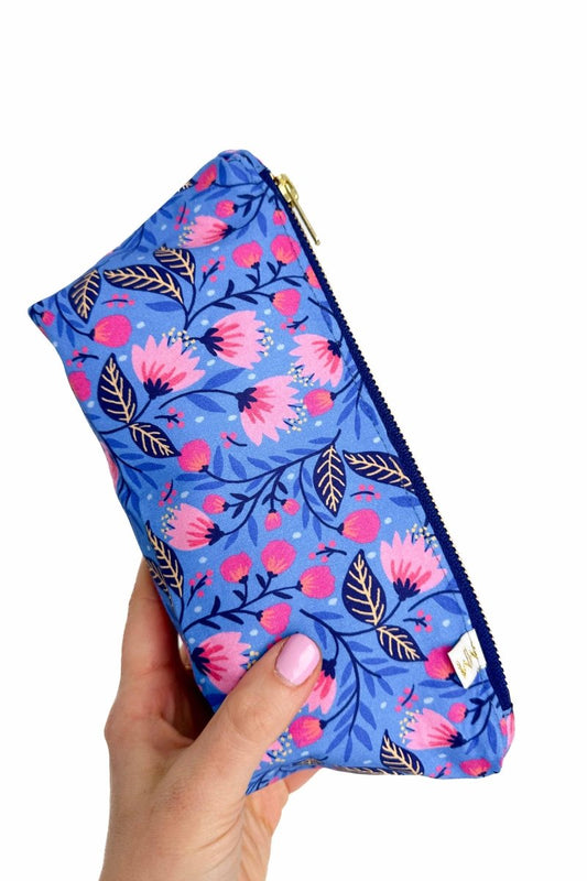 Bay Blossoms Stash Cosmetic Bag - Modern Makerie