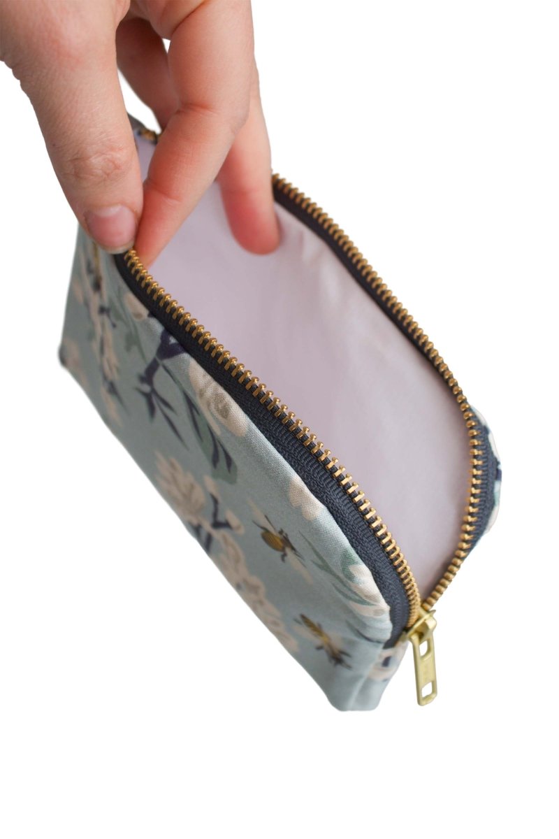Bee Floral Purse Essentials Bundle – Mini + Everyday Pouch Set - Modern Makerie
