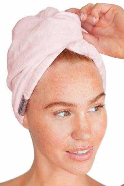 Blush Microfiber Hair Towel - Modern Makerie