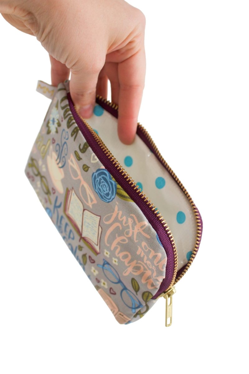 Book Lover Everyday Pouch & Makeup Bag - Modern Makerie