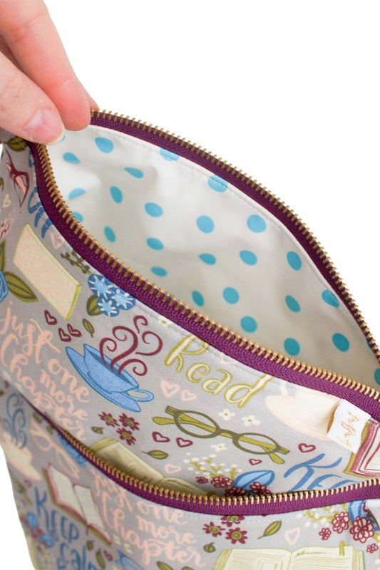 Book Lover Mini Maxx & Maxx Toiletry & Makeup Bags - Modern Makerie