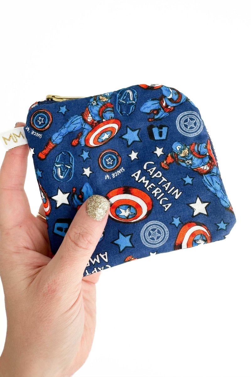 Captain A Mini Travel Pouch - Modern Makerie