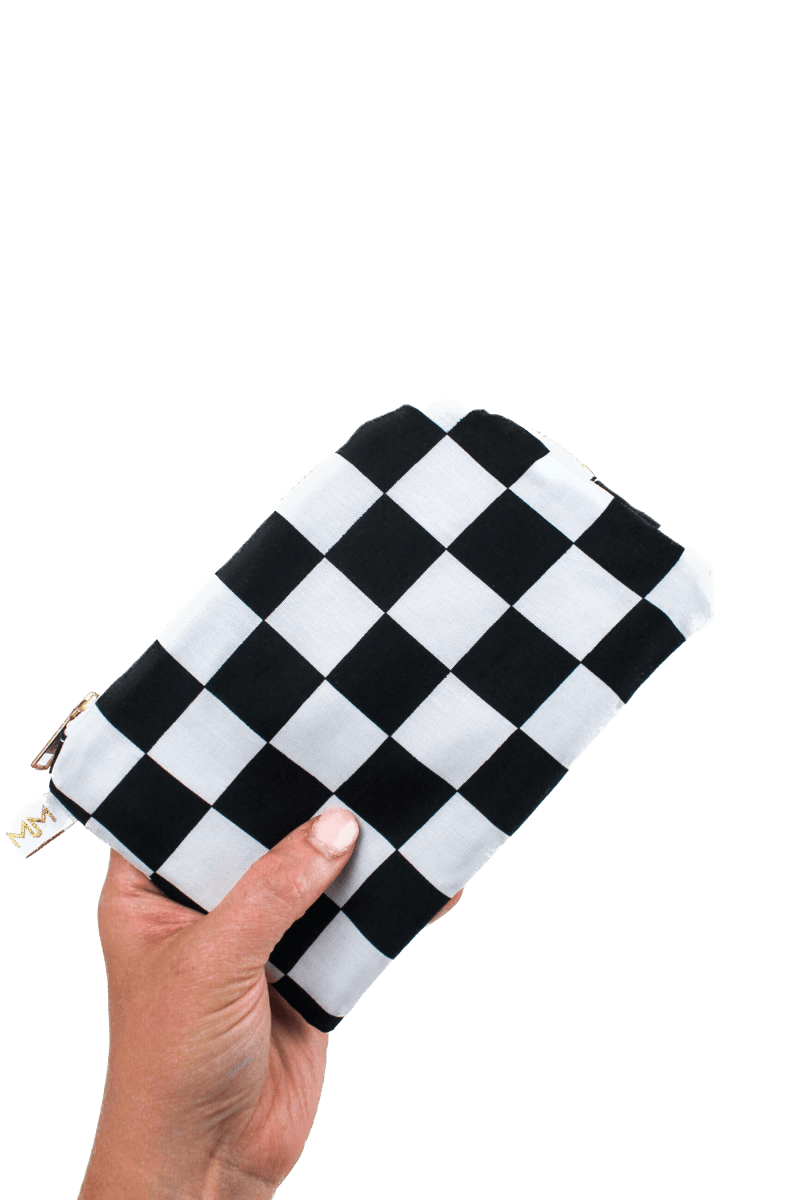 Checker Everyday Travel Pouch - Modern Makerie