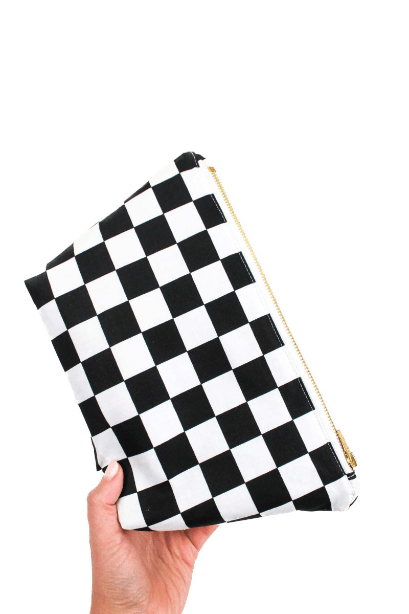 Checker Maxx Makeup & Toiletry Bag - Modern Makerie