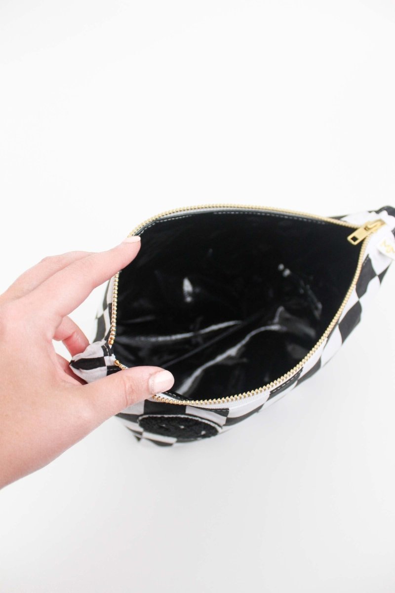 Checker Maxx Makeup & Toiletry Bag - Modern Makerie