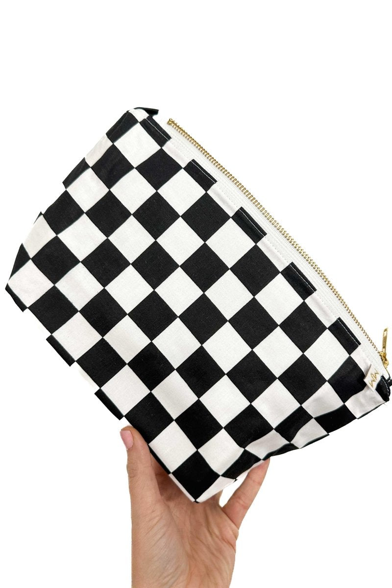 Checker Maxx Cosmetic Bag - Modern Makerie