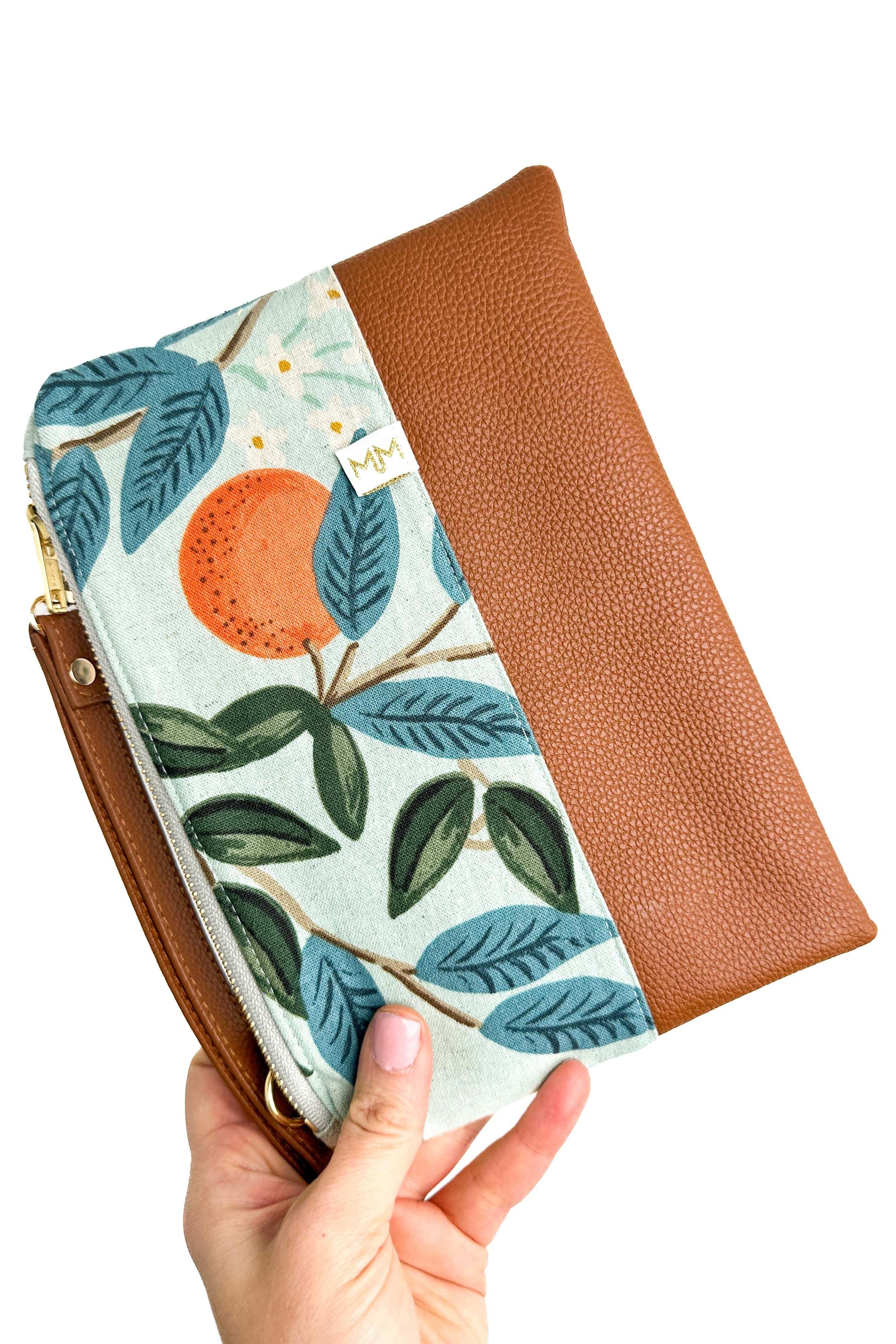 Citrus Grove Light Convertible Crossbody Wristlet+ with Compartments READY TO SHIP - Modern Makerie