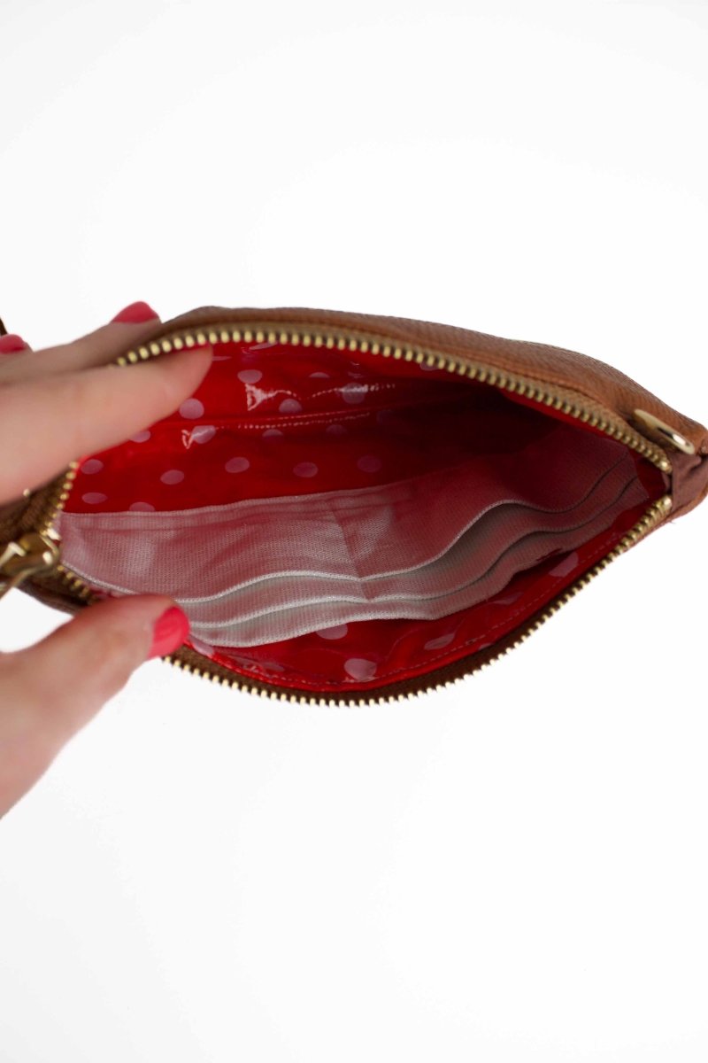 Classic Cherry Bomb Convertible Crossbody Wristlet+ - Modern Makerie