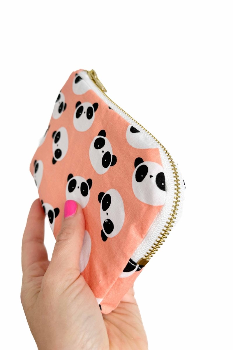 Coral Panda Everyday Travel Pouch - Modern Makerie