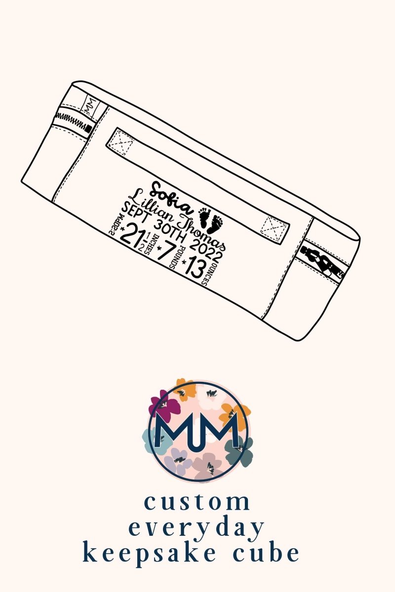 CUSTOM Everyday Keepsake Cube - Modern Makerie