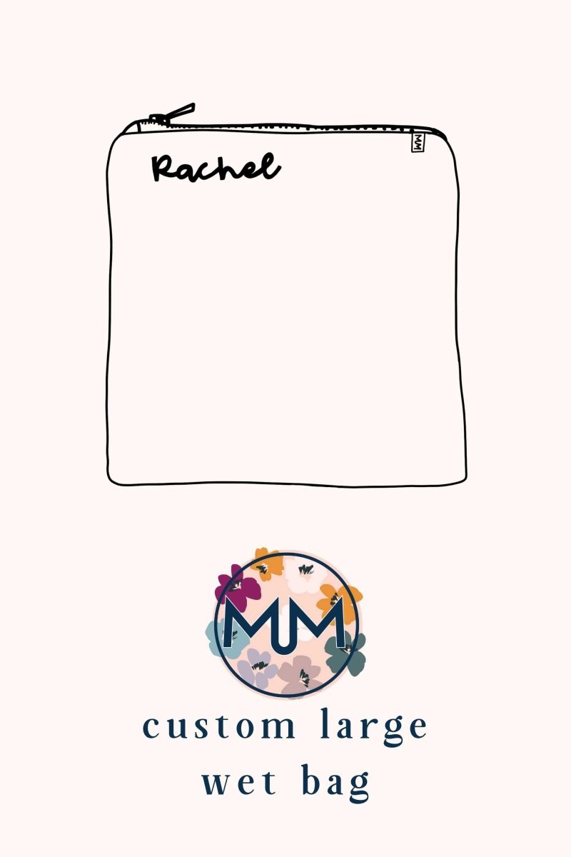 CUSTOM Large Wet Bag - Modern Makerie