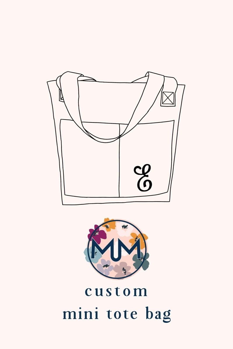 Custom Mini Tote Bag – Leak-Proof Personalized Carryall | Modern Makerie