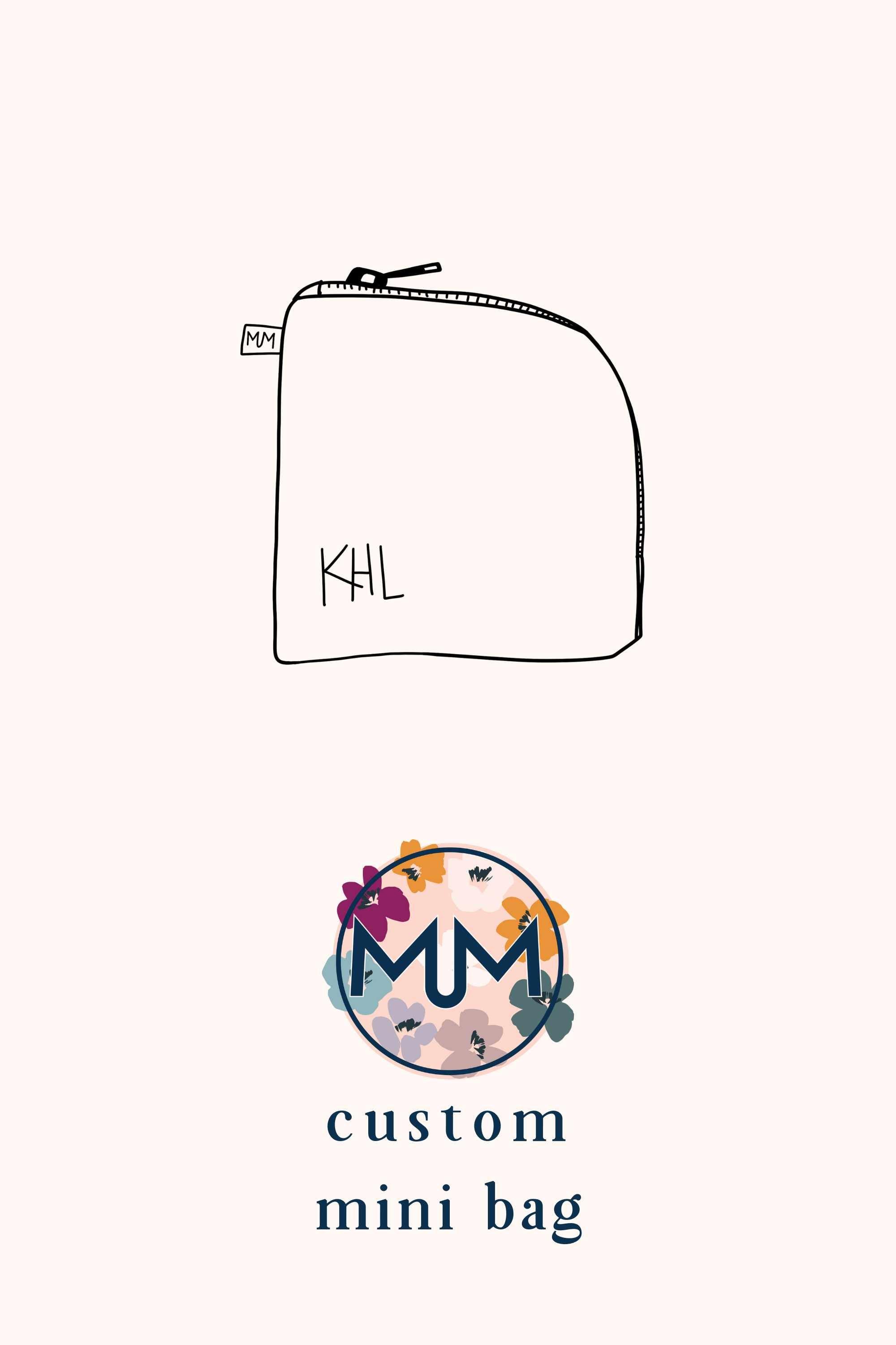 CUSTOM Mini Travel Bag - Modern Makerie