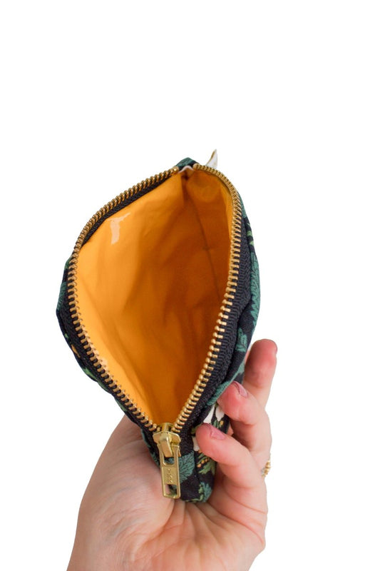 Darling Dahlia Mini Travel Purse Pouch - Modern Makerie