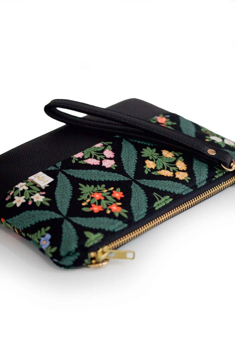 Darling Dahlia Tote, Insert, Wristlet & Crossbody Strap Bundle - Modern Makerie