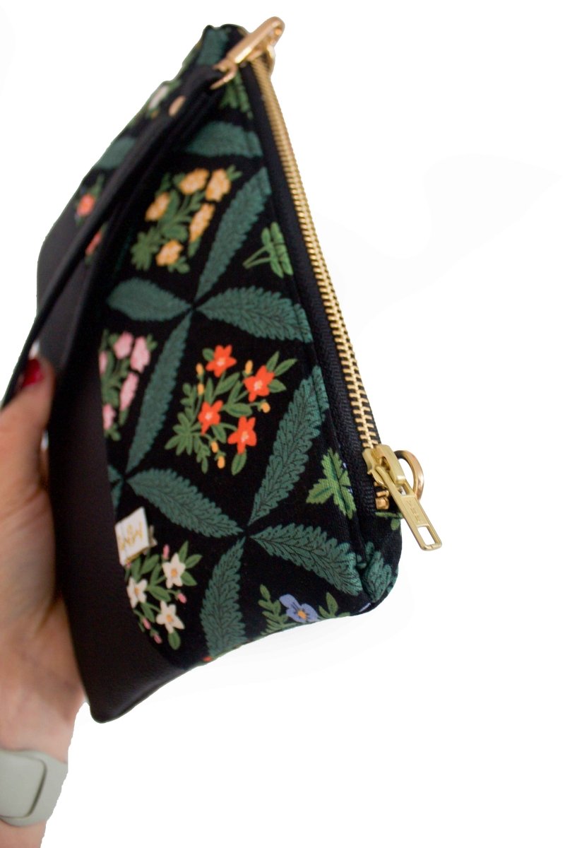 Darling Dahlia Tote, Insert, Wristlet & Crossbody Strap Bundle - Modern Makerie