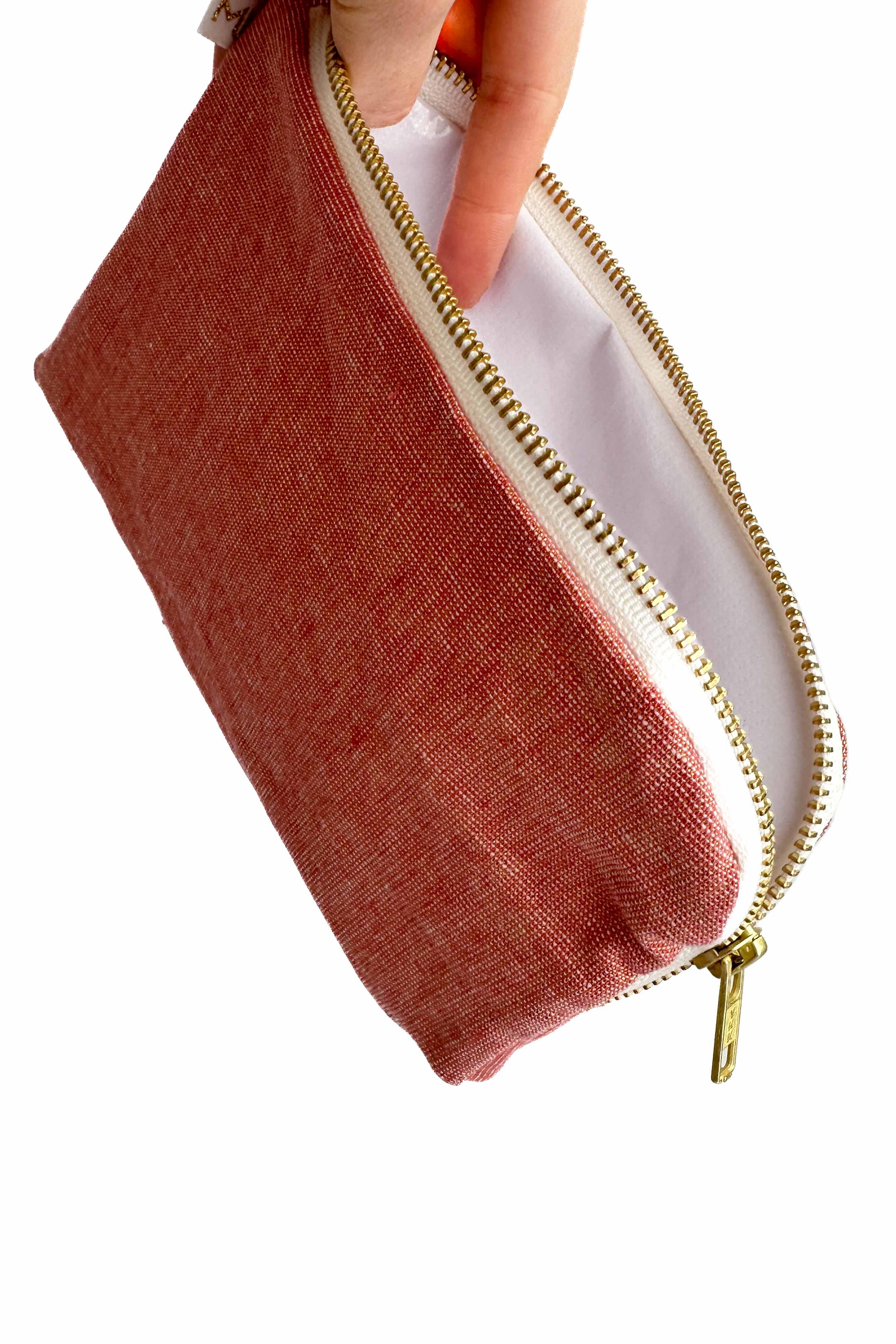 Dusty Rose Metallic Linen Everyday Plus Travel Bag READY TO SHIP - Modern Makerie