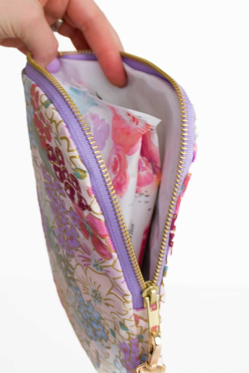 English Rose Canvas Everyday Diaper Pouch - Modern Makerie