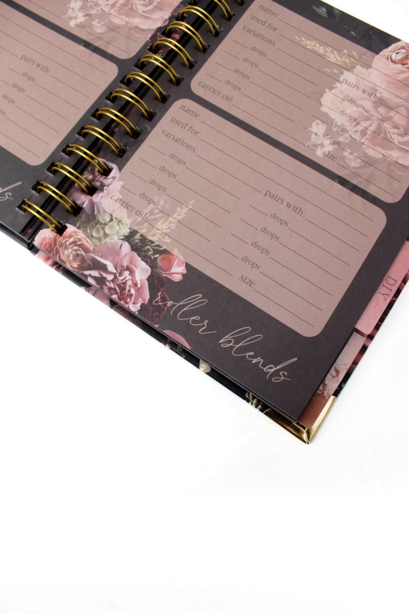 Essential Oil Recipe Journal Bookmark and Labeling Sticker Bundle - Modern Makerie