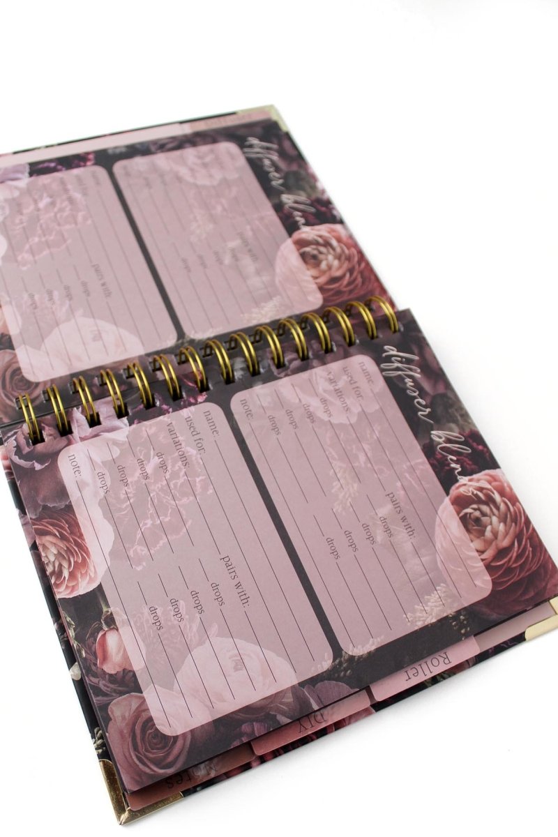 Essential Oil Recipe Journal Bookmark and Labeling Sticker Bundle - Modern Makerie