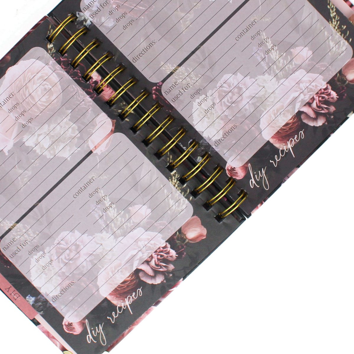 Essential Oil Recipe Journal Bookmark and Labeling Sticker Bundle - Modern Makerie