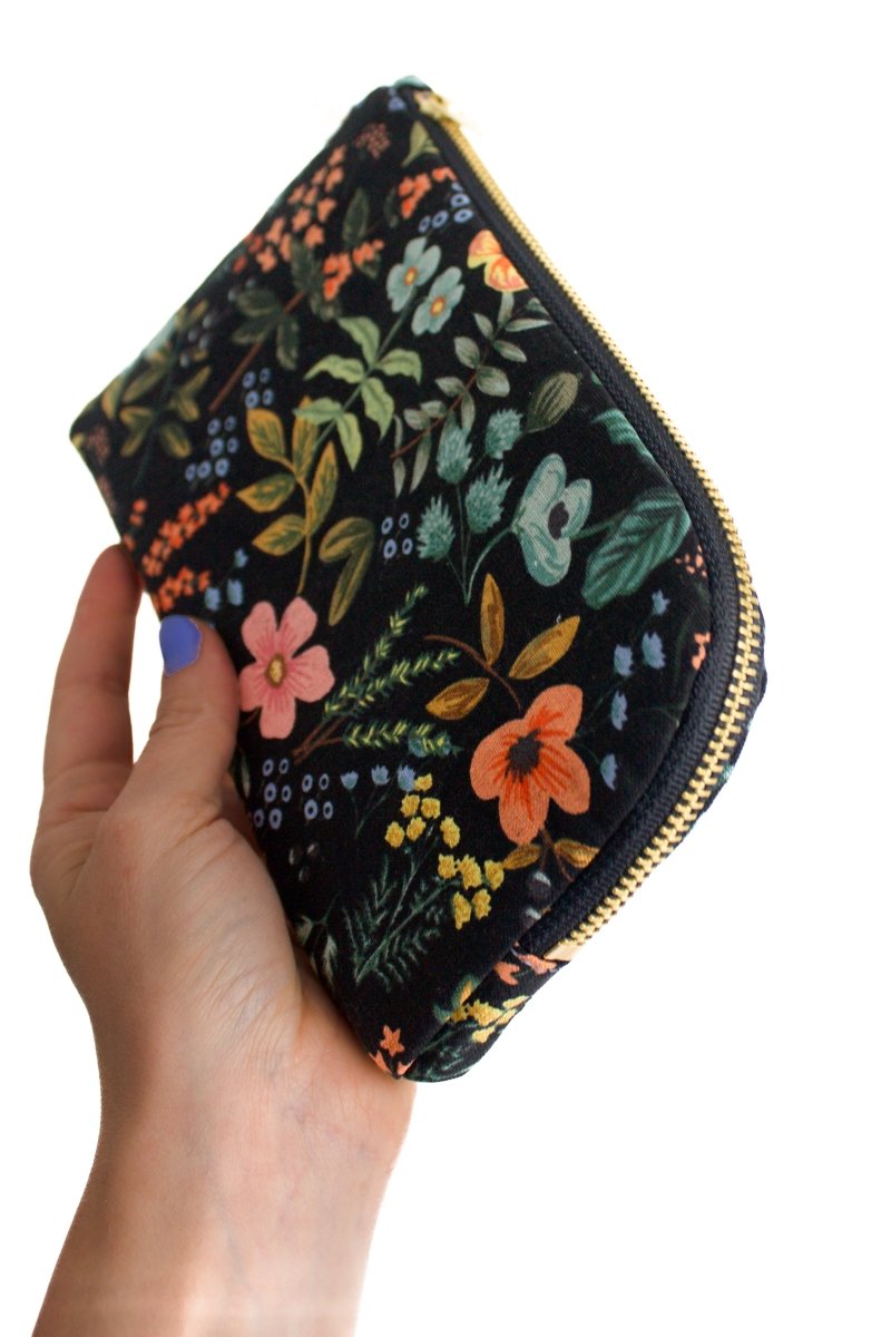 Evening Wildflower Canvas Everyday Plus Travel Pouch - Modern Makerie