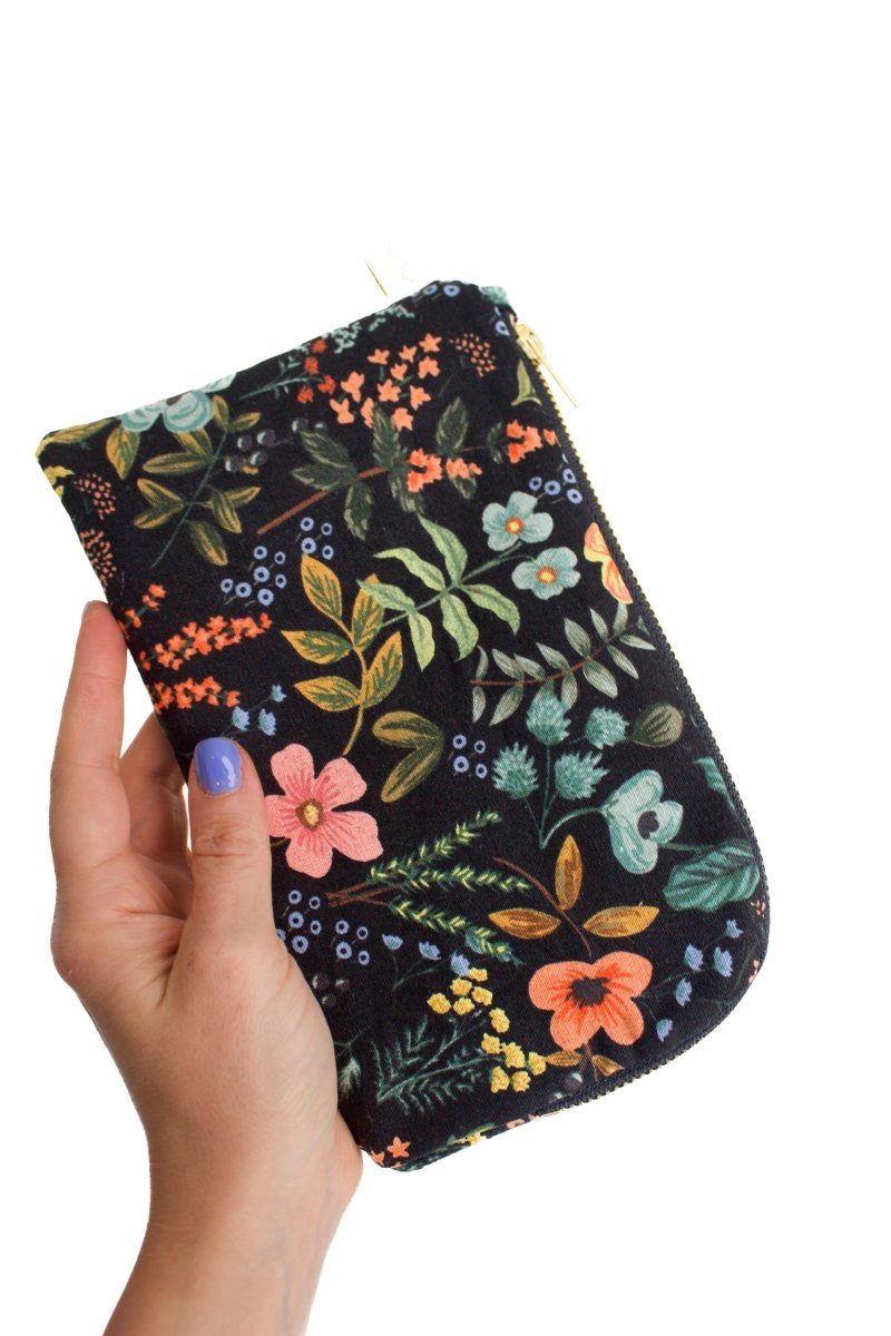 Evening Wildflower Canvas Everyday Plus Travel Pouch - Modern Makerie