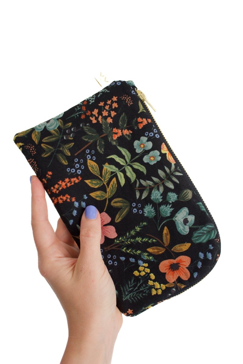 Evening Wildflower Canvas Everyday Plus Travel Pouch - Modern Makerie